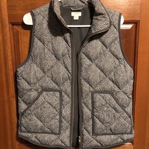 JCrew Herringbone Vest